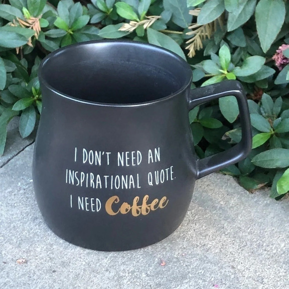 World Market I Don't Need Inspiration I NEED COFFEE Mug - Picture 1 of 3